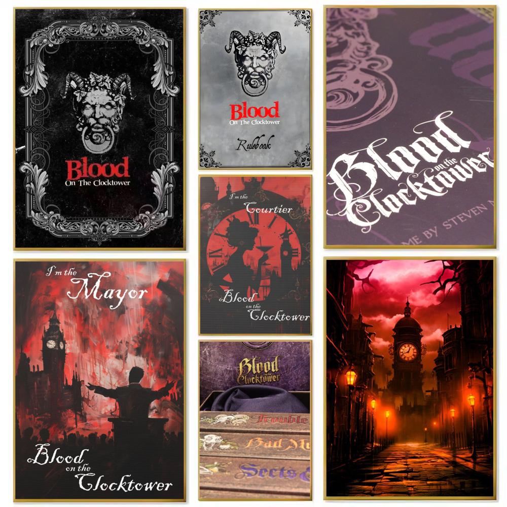 Board Game Live - Affiche de jeu de société Blood