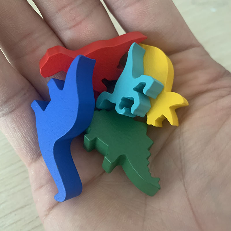 Board Game Catan - Jeu de société dinosaure en bois,