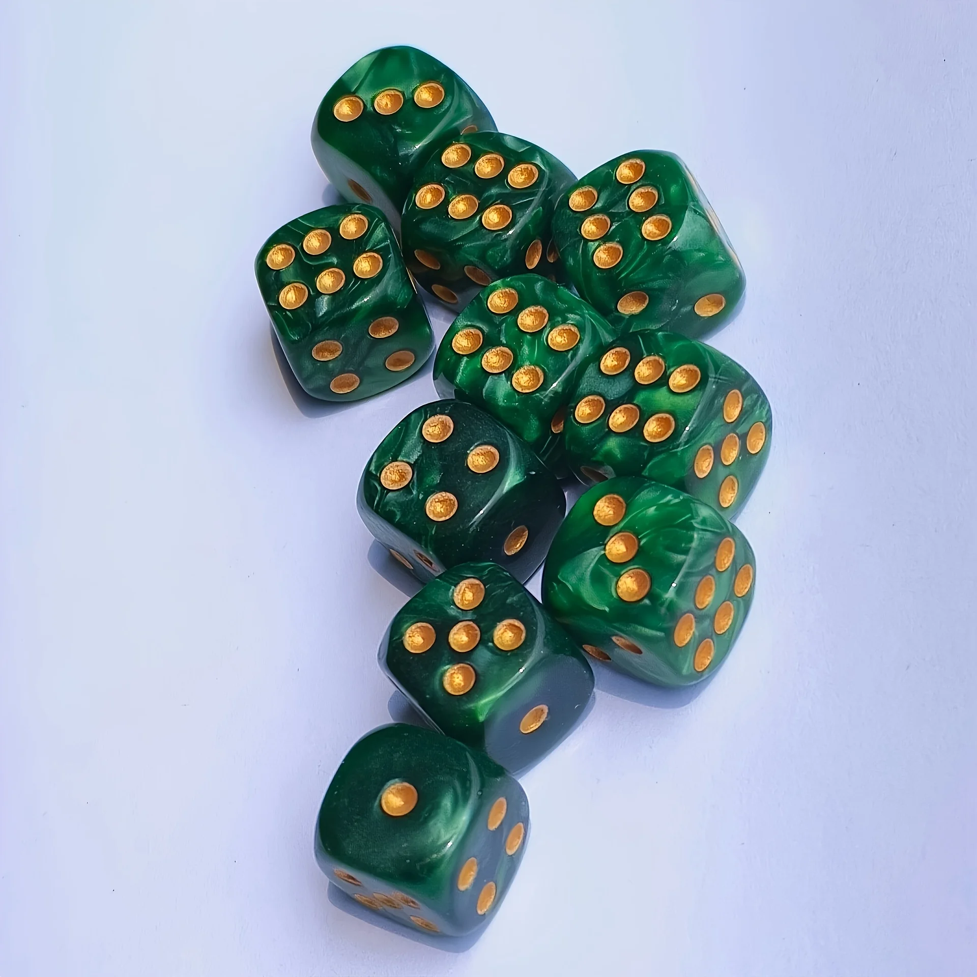Board Game Live - 10 dés D6 en acrylique à