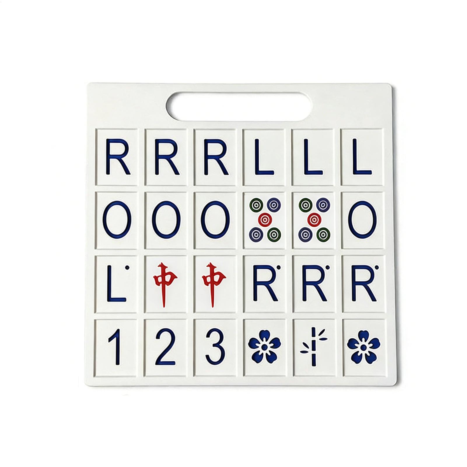 Strategy Board Game - Plateau de Mahjong Solo 24 emplacements