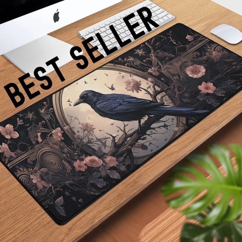 Tapis de bureau gothique Dark  - Board Game Zen avis et prix